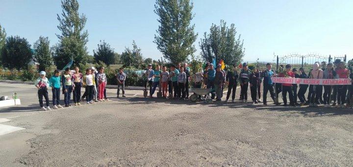 «Көктал орта мектеп-бақша»КММ –сі  бойынша Республикалық   экосағат.
